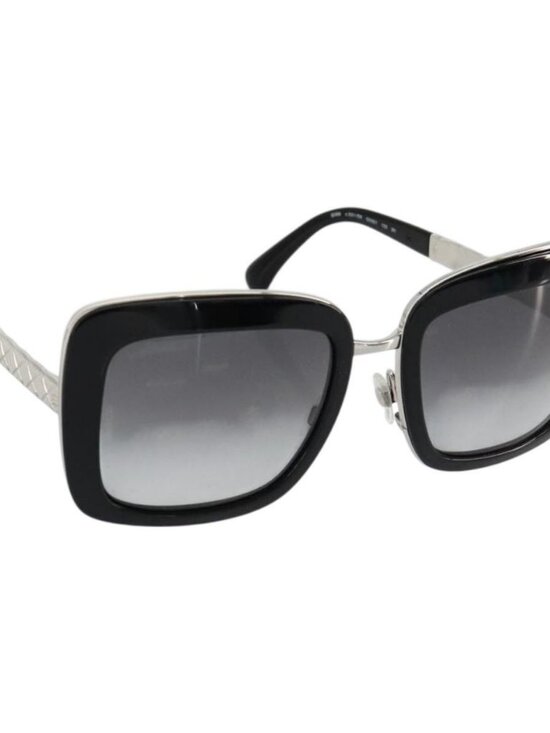 CHANEL Sunglasses plastic Black CC Auth BA13441M main image 9
